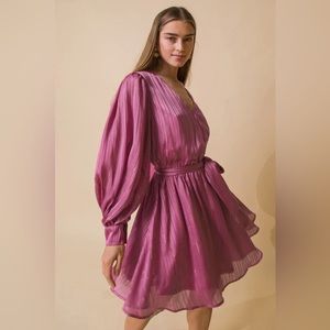 💫HP‼️💫 NWOT FLYING TOMATO “Gather Your Thoughts” Dress in Dusty Rose, Sz Small